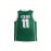 Men's #11 North Basketball Jersey - Breathable & Comfortable Mesh Tank Top, V-Neck, Sleeveless Sports Uniform for Training & Casual Wear, Green, Sizes S-3XL