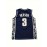 Men's Georgetown #3 Basketball Jersey - Navy Blue with White & Red Accents, V-Neck, Sleeveless, Polyester, Machine Washable - Ideal for Team Sports, Outdoor Activities & All Seasons, Basketball Gifts