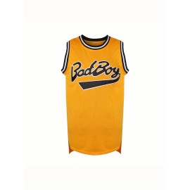 [Adventure] Men's #72 Basketball Jersey, Polyester 100% Breathable Sports Top with Lettering, V-Neck Loose Fit for Training, Casual & Team Sports - S-3XL