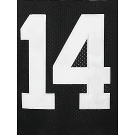 Men's #14 Black Retro Basketball Jersey - Sleeveless Polyester Tank Top with Embroidery, Round Neck, Loose Fit for Sports, Training & Casual Wear, S-3XL