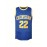 Crenshaw 22 McCall Men's Basketball Jersey, V-Neck Polyester Sports Vest with Embroidery, Blue and Yellow, Sizes S-3XL