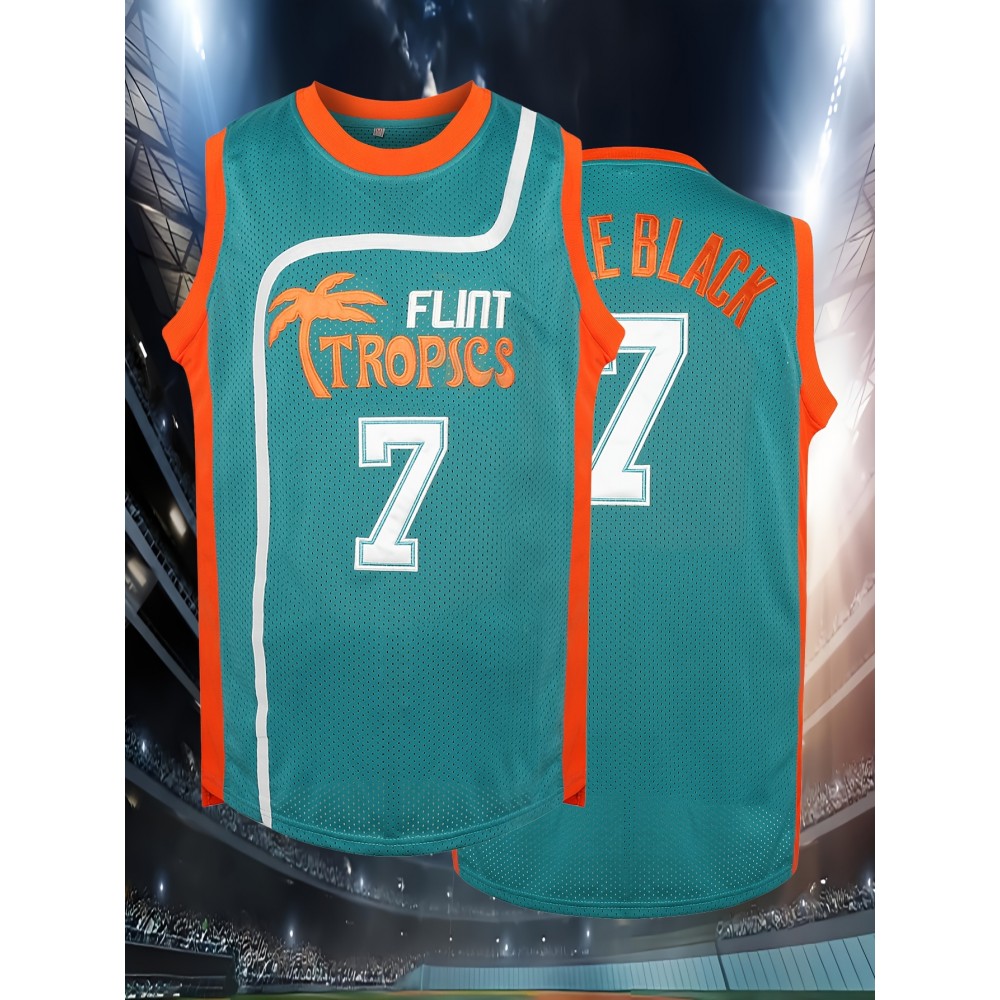Men'S Sports Shirt 7 Green Basketball Shirt Sewn Sports Vest S-3XL
