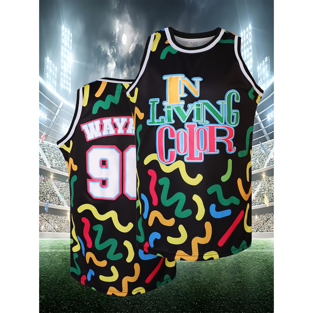 Men'S Basketball Suit # 90 Basketball Sweatshirt Suitable For Competition Training, Street Team Sports, Leisure Outing, Size S-XXXL