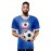 Men's Japan National Team Soccer Jersey - Breathable Polyester, Short Sleeve, Round Neck, Graphic Print, Light Blue & White Design, Perfect for Sports, Training & Casual Wear