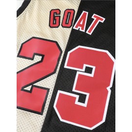 Men's #23 -Inspired Basketball Jersey, Breathable & Quick-Dry Nylon/Spandex Mesh Tank Top with Sleeveless Crewneck - Ideal for Training & Sports Events