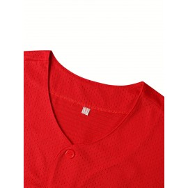 Men's #47 24K Baseball Jersey Magic Red Size S-XXXL Stitched Name And Number