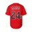 Men's #47 24K Baseball Jersey Magic Red Size S-XXXL Stitched Name And Number