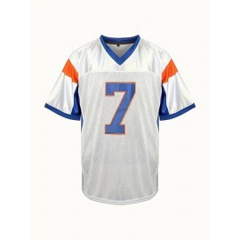 Men's Blue Mountain State #7 Football Jersey Alex Moran Classic Vintage Stitched Retro 90S Hip Hop Clothing for Party S-XXXL