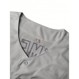 Men's #21 Vintage Baseball Jersey Shirt - Retro Style, Short Sleeve, V-Neck, Polyester, Breathable, Lightweight, Athletic Fit, Machine Washable, for Baseball, Parties, and Casual Wear