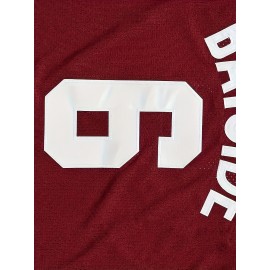 Saved By The Bell AC Slater #6 Bayside Tigers Vintage Football Jersey