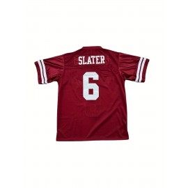 Saved By The Bell AC Slater #6 Bayside Tigers Vintage Football Jersey