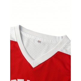 Men'S American Basketball Shirt # 12 Red Basketball Shirt