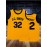Men's #32 Basketball Jersey - J.C. Smith Maughalt, Yellow and Black Sports Uniform, V-Neck, Polyester, Sizes S-XXXL, Ideal for Team Sports, Training, and Casual Wear, Sports Jersey|Athletic Style| Detailing