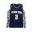 Men's #3 Dark Blue Basketball Jersey - Breathable Polyester, V-Neck, Lettering & Numbers, Perfect for Sports & Casual Wear