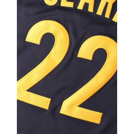 Men's #22 Indiana Park Basketball Jersey - Breathable, Comfortable Sleeveless Sports Training Uniform with V-Neck Design, Black, Sizes S-3XL, Team Sports Uniform | Relaxed Fit Jersey | Glossy Fabric