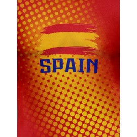 Professional Sports Fabric Men'S Creative Pattern Print Country Home Soccer Jersey T-shirt