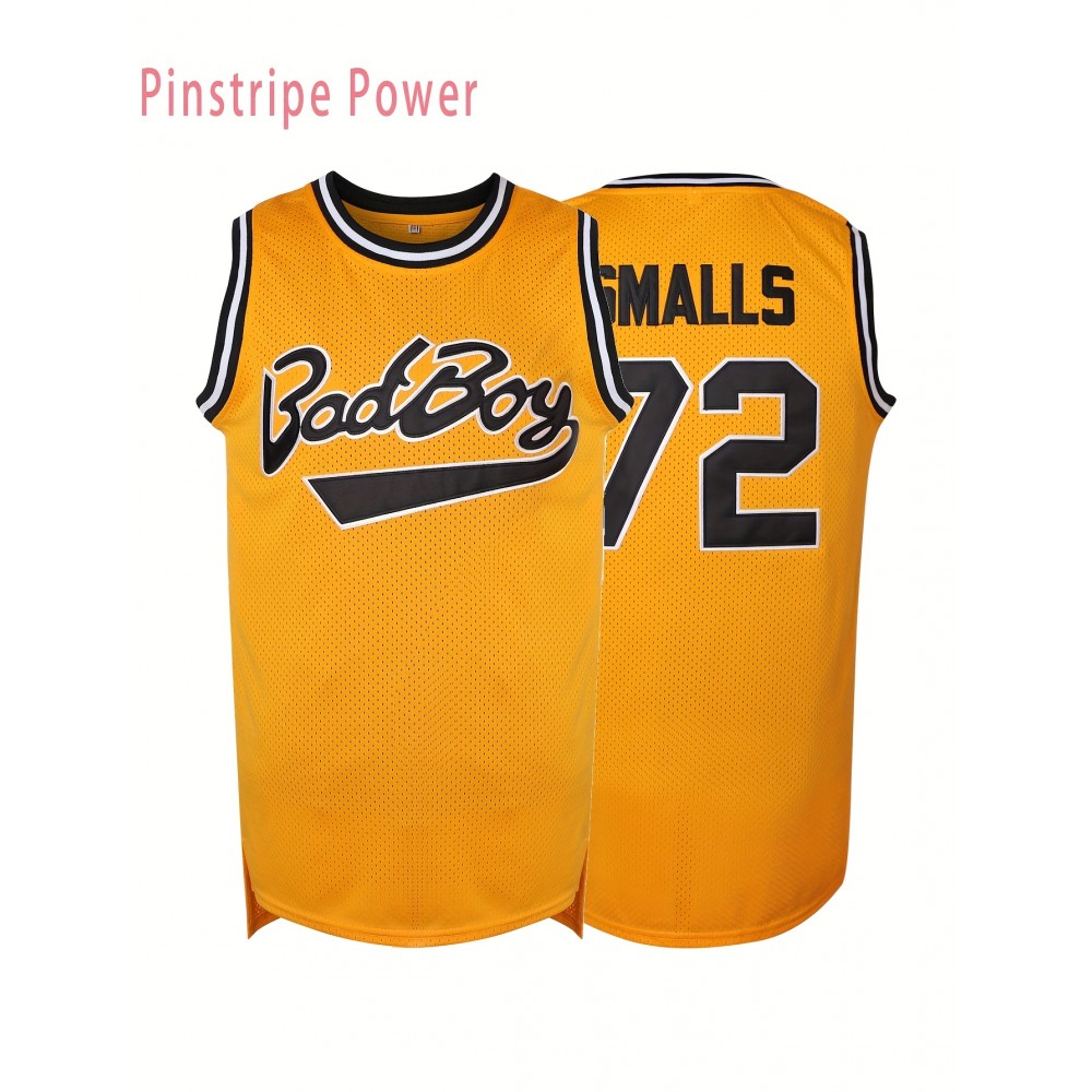 Men's #72 Basketball Jersey - Breathable Loose Fit Training Tank Top with Lettering, Machine Washable, Sizes S-3XL for Sports, Gym, Outdoor Activities & Casual Wear