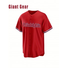 Men'S Baseball Sweatshirt # 3 Red Retro Classic Baseball Breathable Sweatshirt Embroidered Sewing Sports Wear For Training And Competition