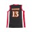 1pc Men'S Artesia Basketball Jersey, Polyester Sports Training Top with Slight Stretch, V-Neck, Loose Fit, Patterned Letter & Number Design, Breathable & Comfortable for Casual, Beach, Party, Team Sports - Sizes S-3XL